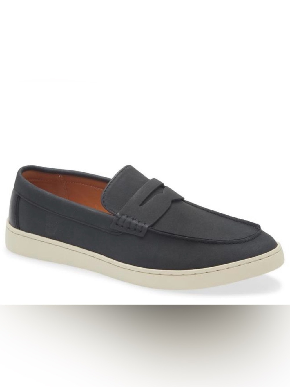 Vince Camuto Navy Blue Penny Loafers Size 11.5